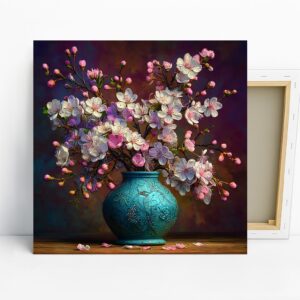 Cherry Blossom Vase Art