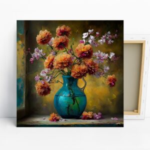 Vibrant Floral Arrangement Art