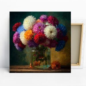 Aster Bouquet Art