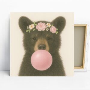 Bear Bubble Gum Art