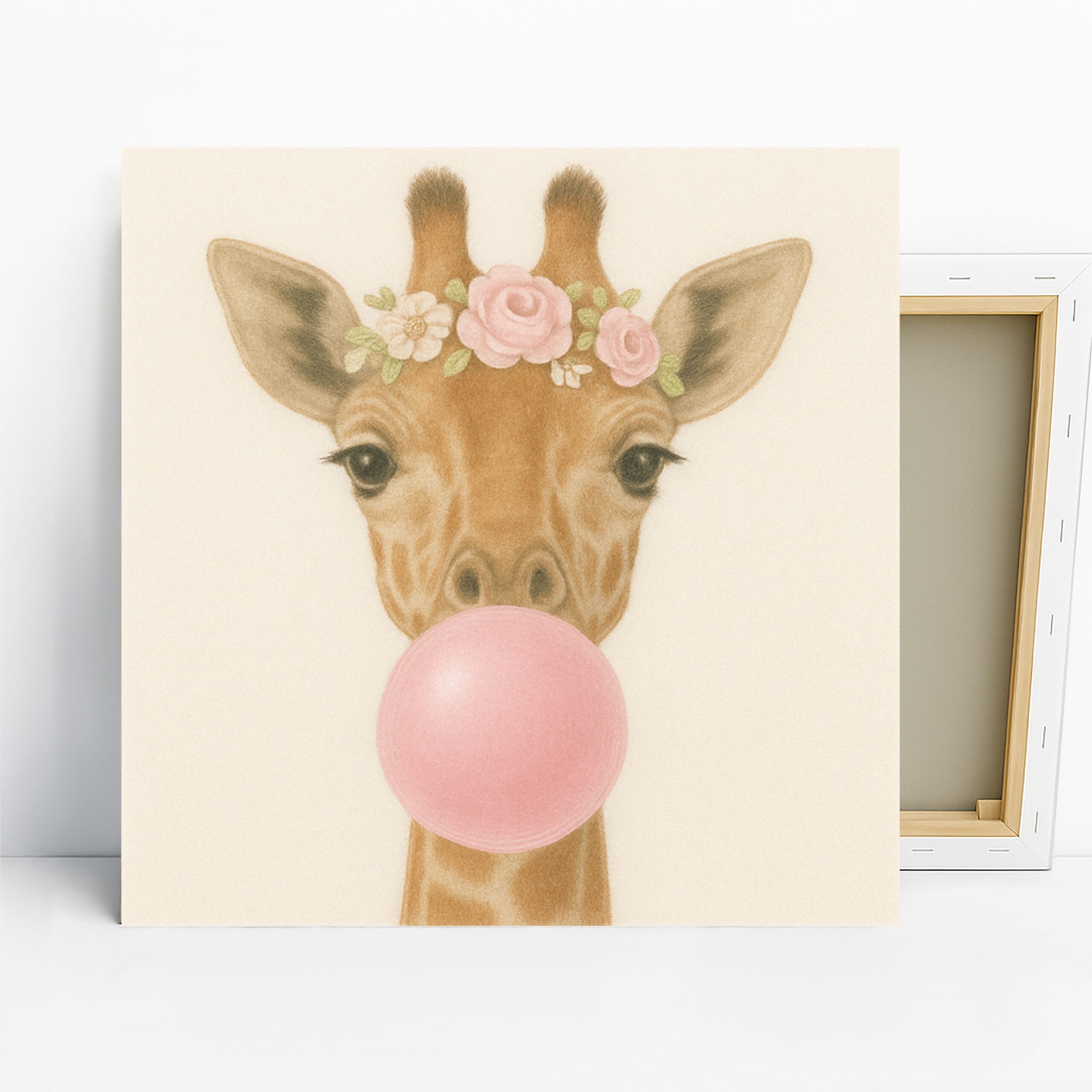 1.jpg Giraffe Bubblegum Art