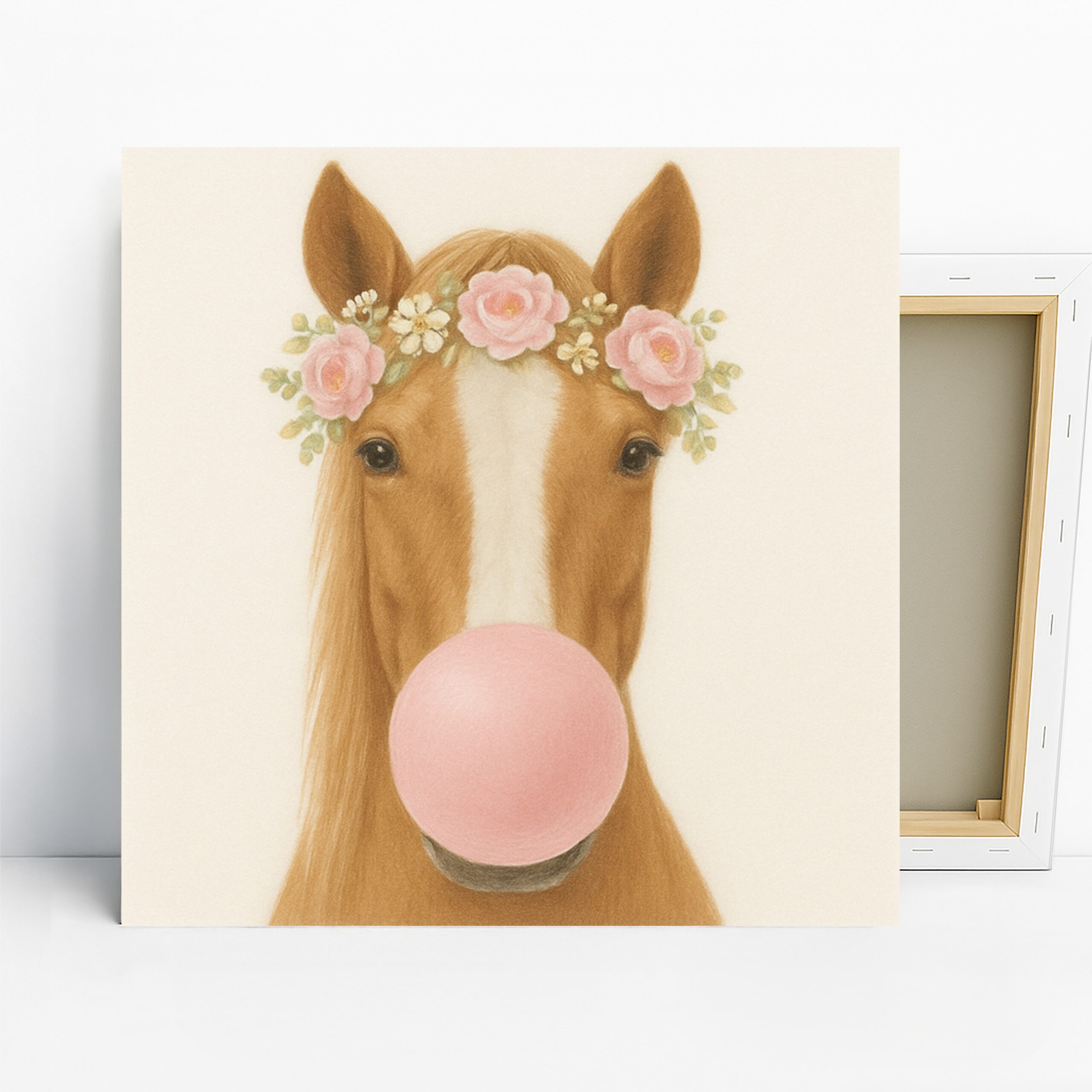 1.jpg Horse Bubble Gum Art