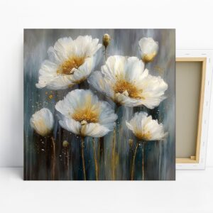 White Poppies Art