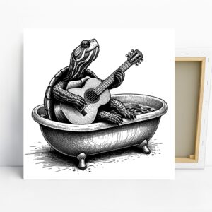 Turtle Bath Art