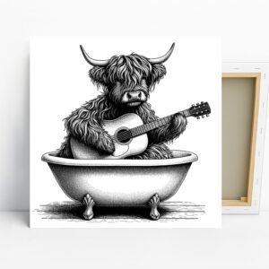 Highland Cow Art