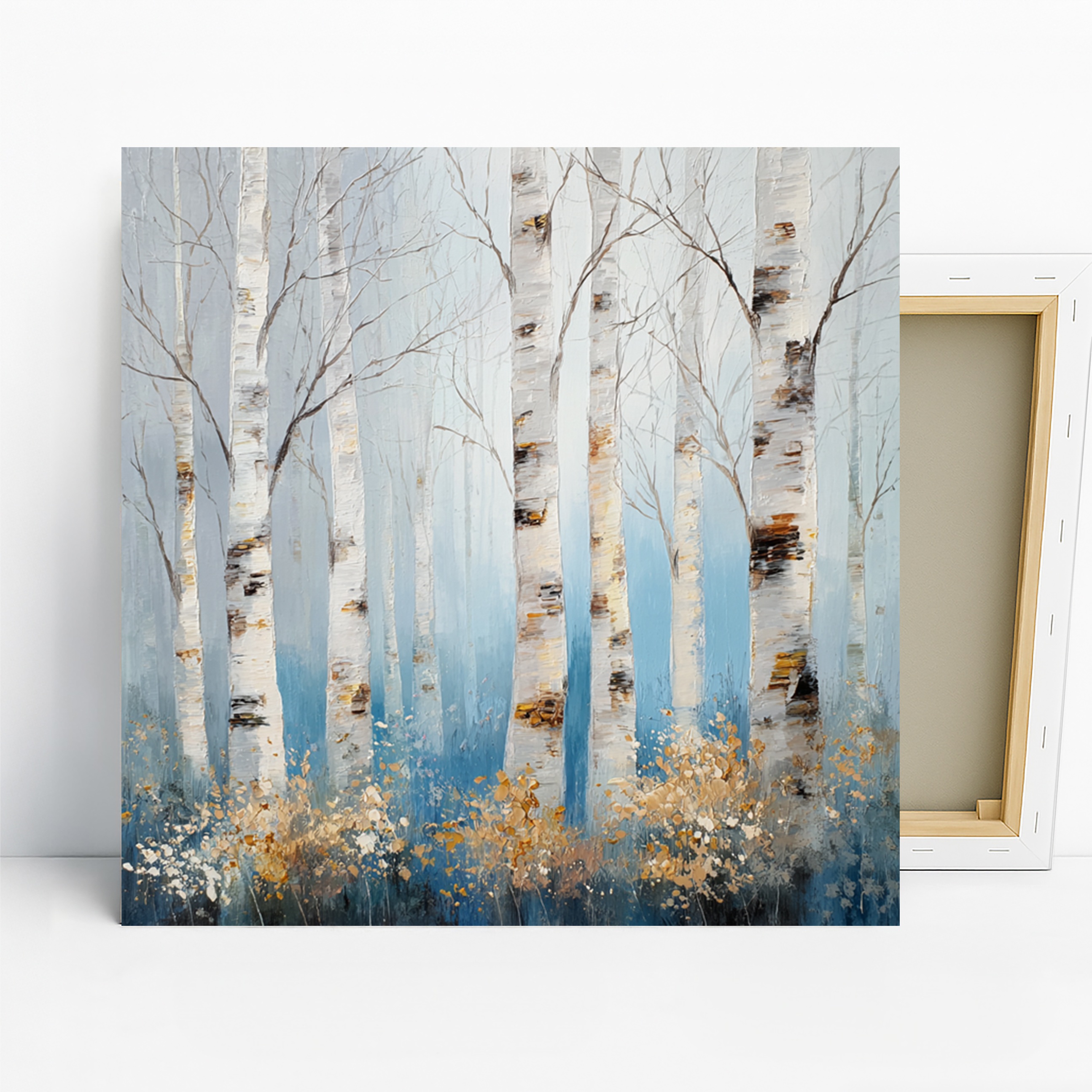 Birch Tree Forest Art