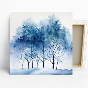 Watercolor Forest Art