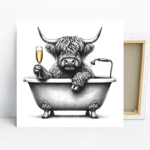 Highland Cow Art