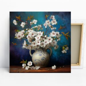Cherry Blossoms Vase Art