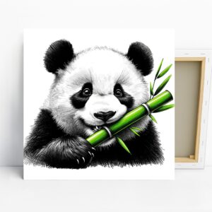 Panda Bamboo Art