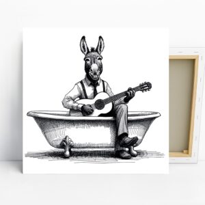 Donkey Guitar Art