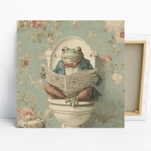 Frog Toilet Reader Art