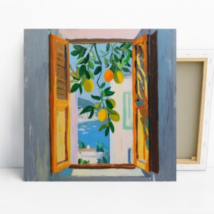 Lemon Window View Art
