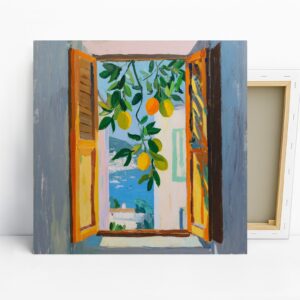 Lemon Window View Art