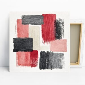 Geometric Brush Strokes Art