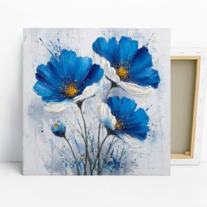 Blue Floral Art