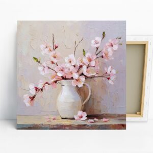 Cherry Blossom Vase Art
