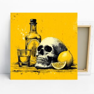 Tequila Skull Art