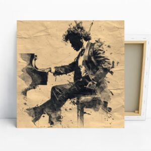 Pianist Silhouette Art