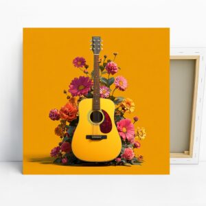 Guitar Flower Art