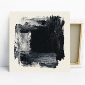Black Brushstroke Art