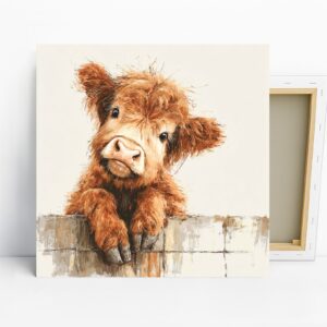 Highland Cow Art