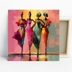 Vibrant African Women Art