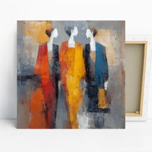 Colorful Silhouettes Art