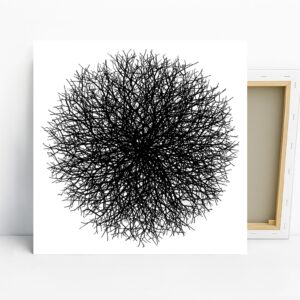 Intricate Branch Network Art