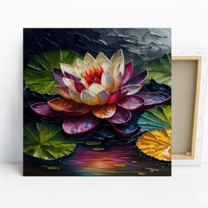 Water Lily Pond Art