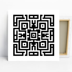 Geometric Maze Art