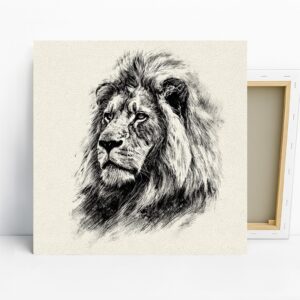 Lion Portrait Art