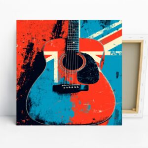 British Rock Guitar Art