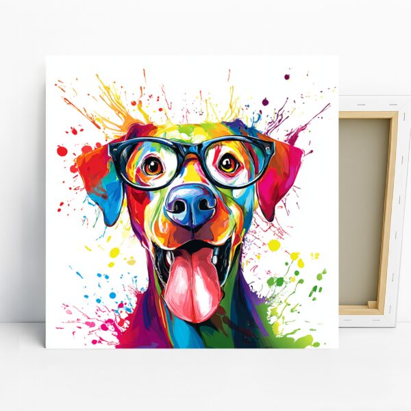 Colorful Dog Art