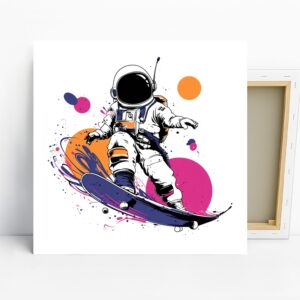 Astronaut Skater Art