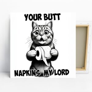 Cat Toilet Paper Art