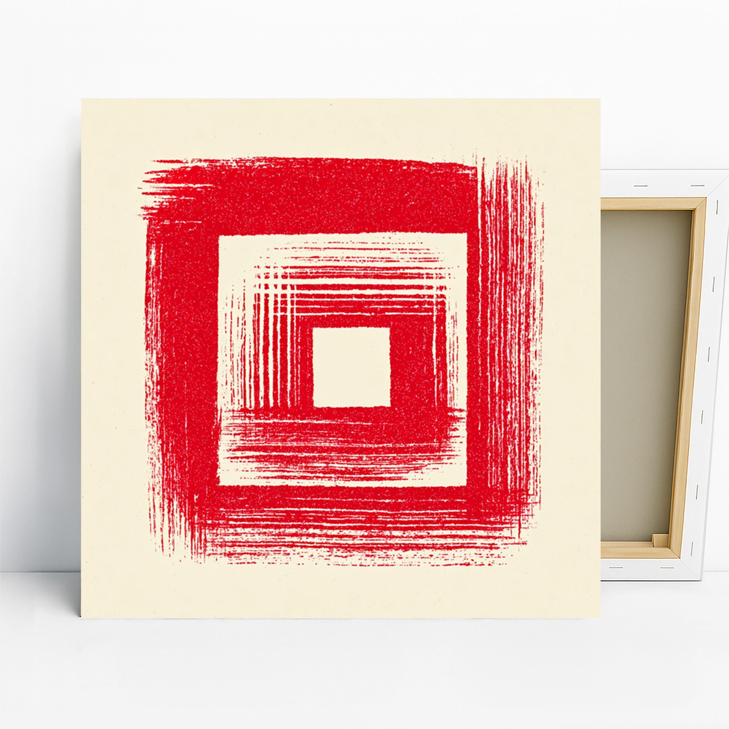 1.jpg Red Square Spiral Art