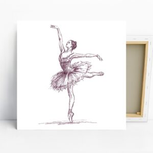 Ballerina Sketch Art