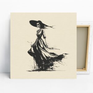 Skeleton Lady Art