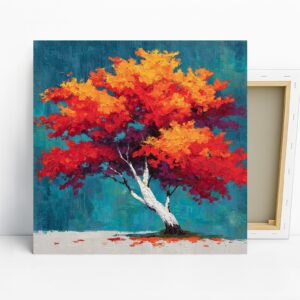 Autumn Blaze Tree Art