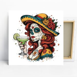 Day of the Dead Margarita Art