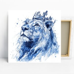 Crowned Lion Art