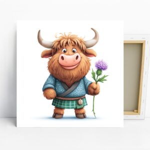 Highland Cow Art