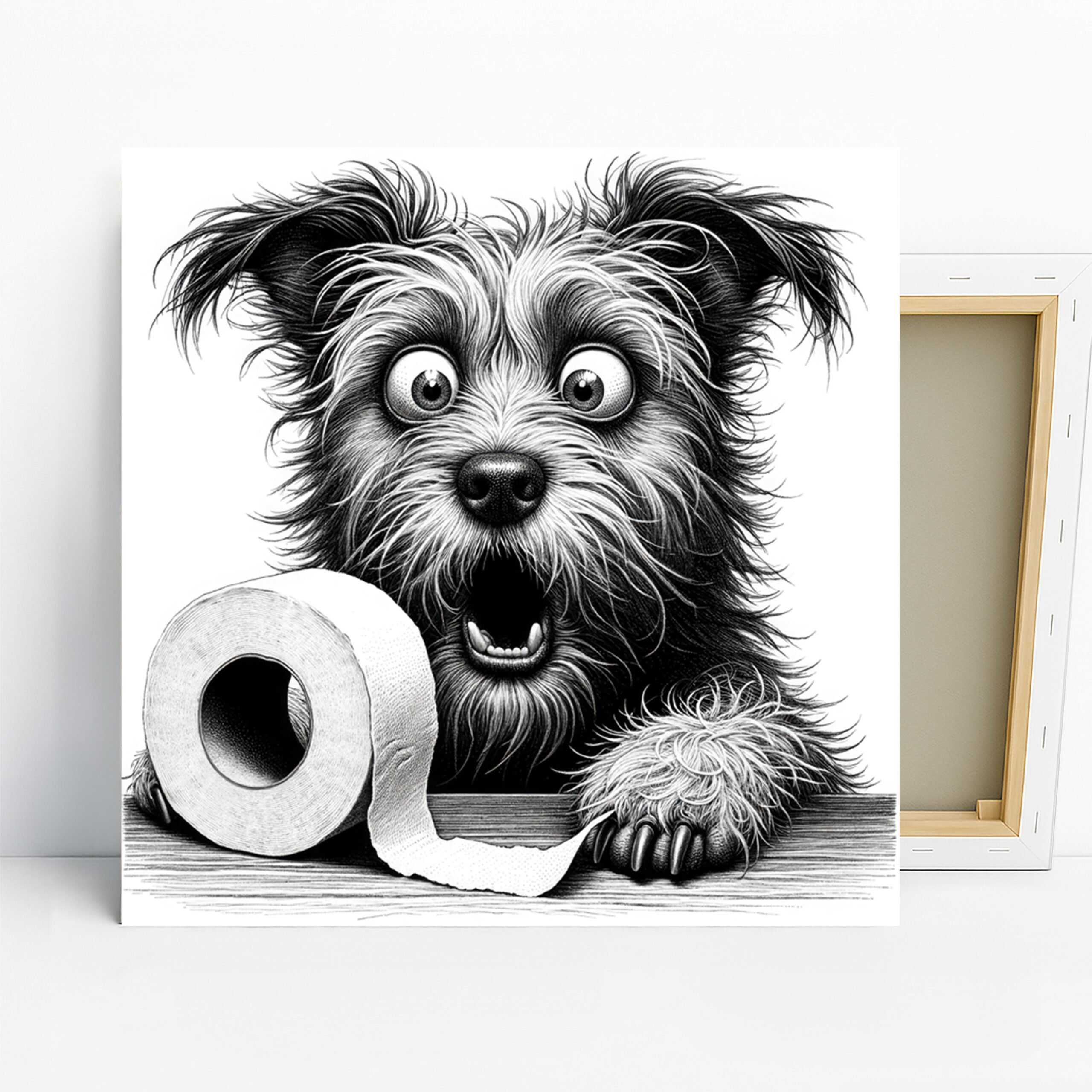 1.jpg Yorkshire Terrier Toilet Paper Art