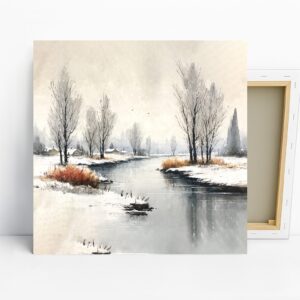 Winter Stream Art