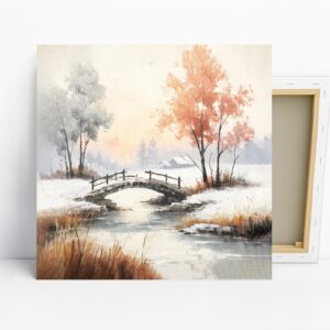 Winter Bridge Art