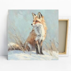 Fox Winter Art