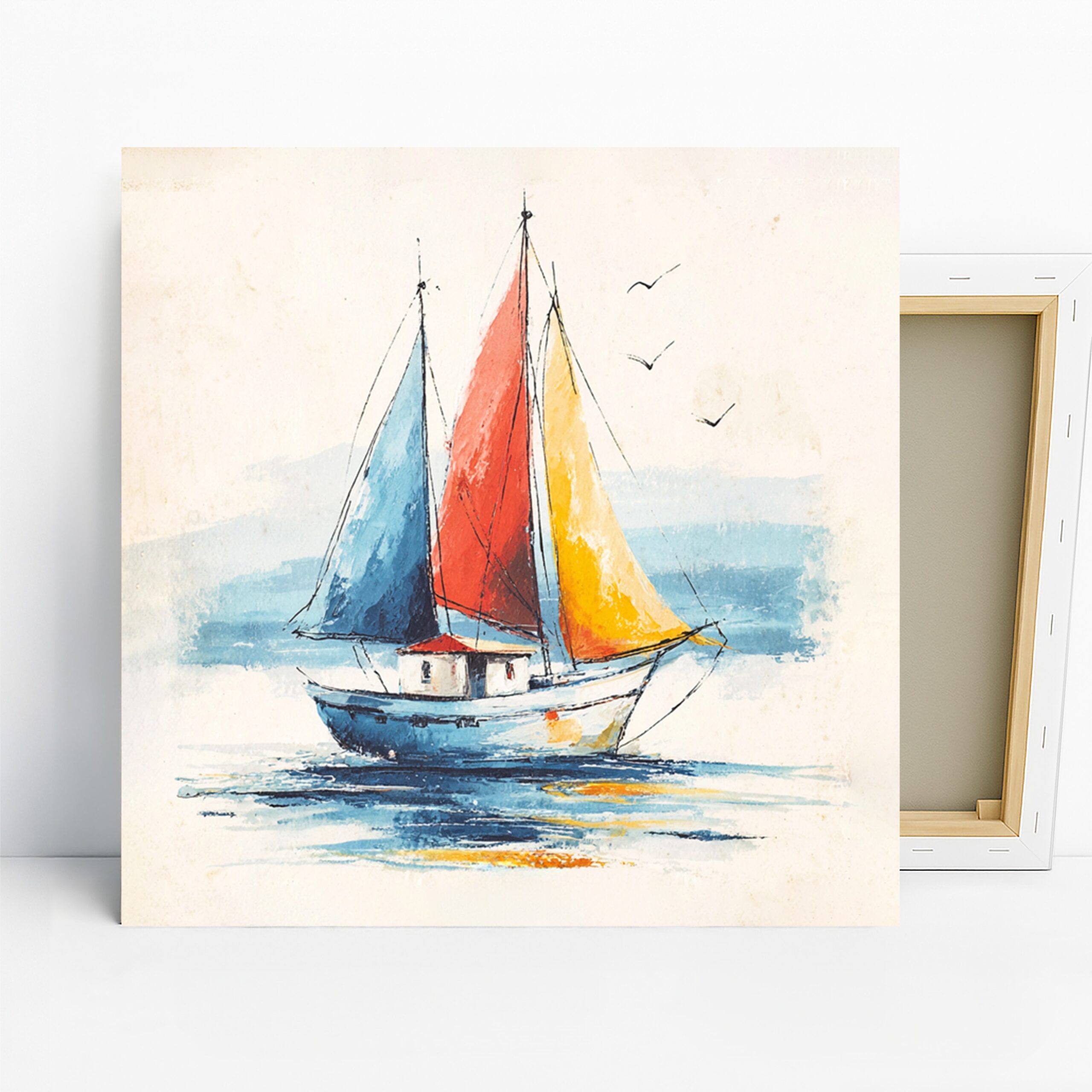 1.jpg Colorful Sailboat Art