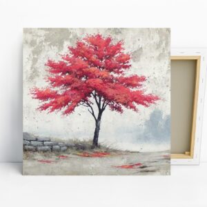 Red Maple Tree Art