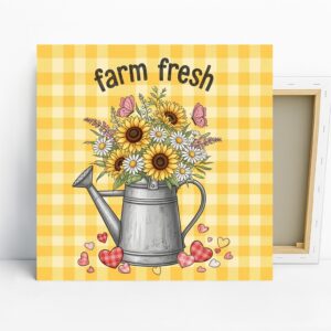 Butterfly Sunflower Art